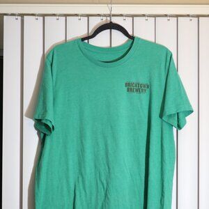 Green Bricktown Brewery Millie McFadden Reo Rye Ale sz L - St Patrick's Day